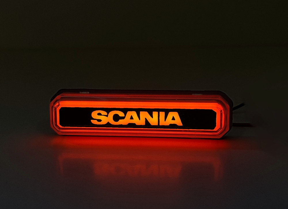 Image of SCANIA LED dekor lámpa 24V Sárga