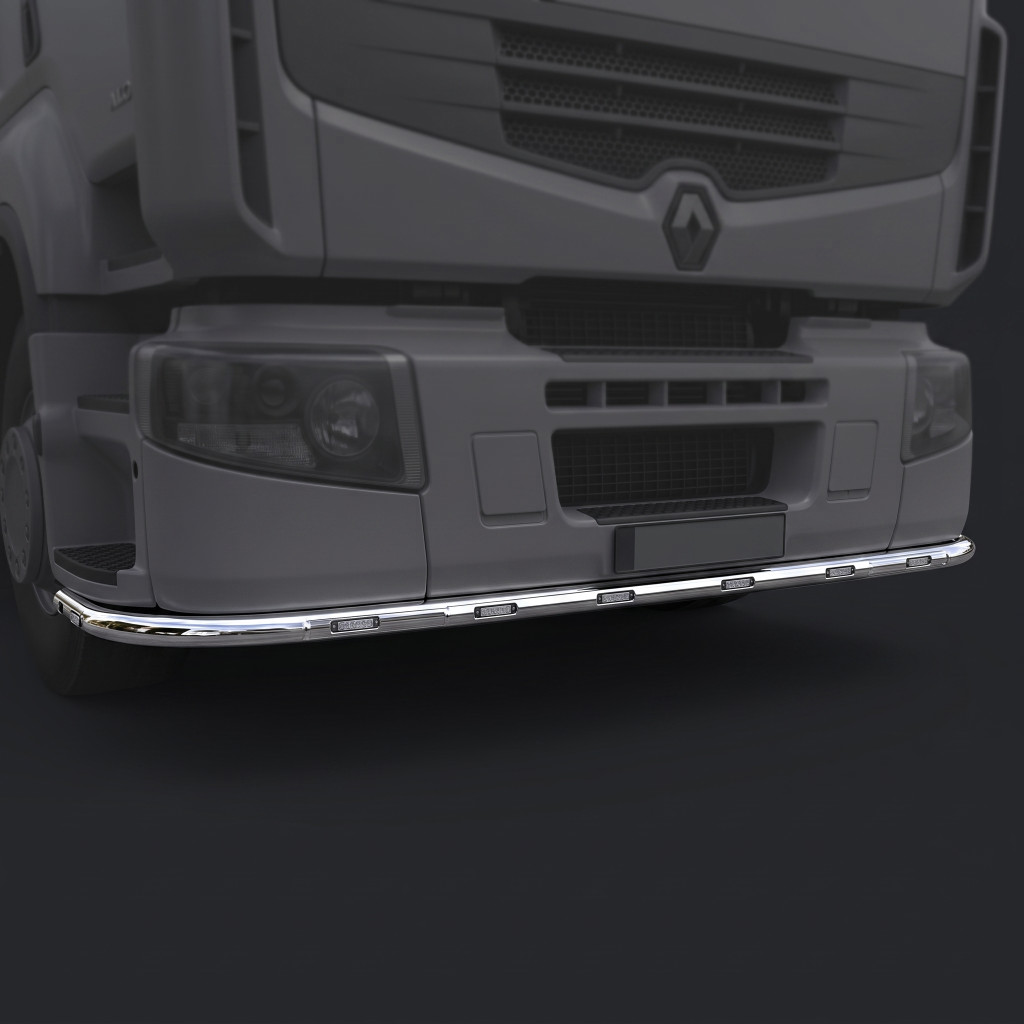 Image of Renault Premium inox lökhárító konzol