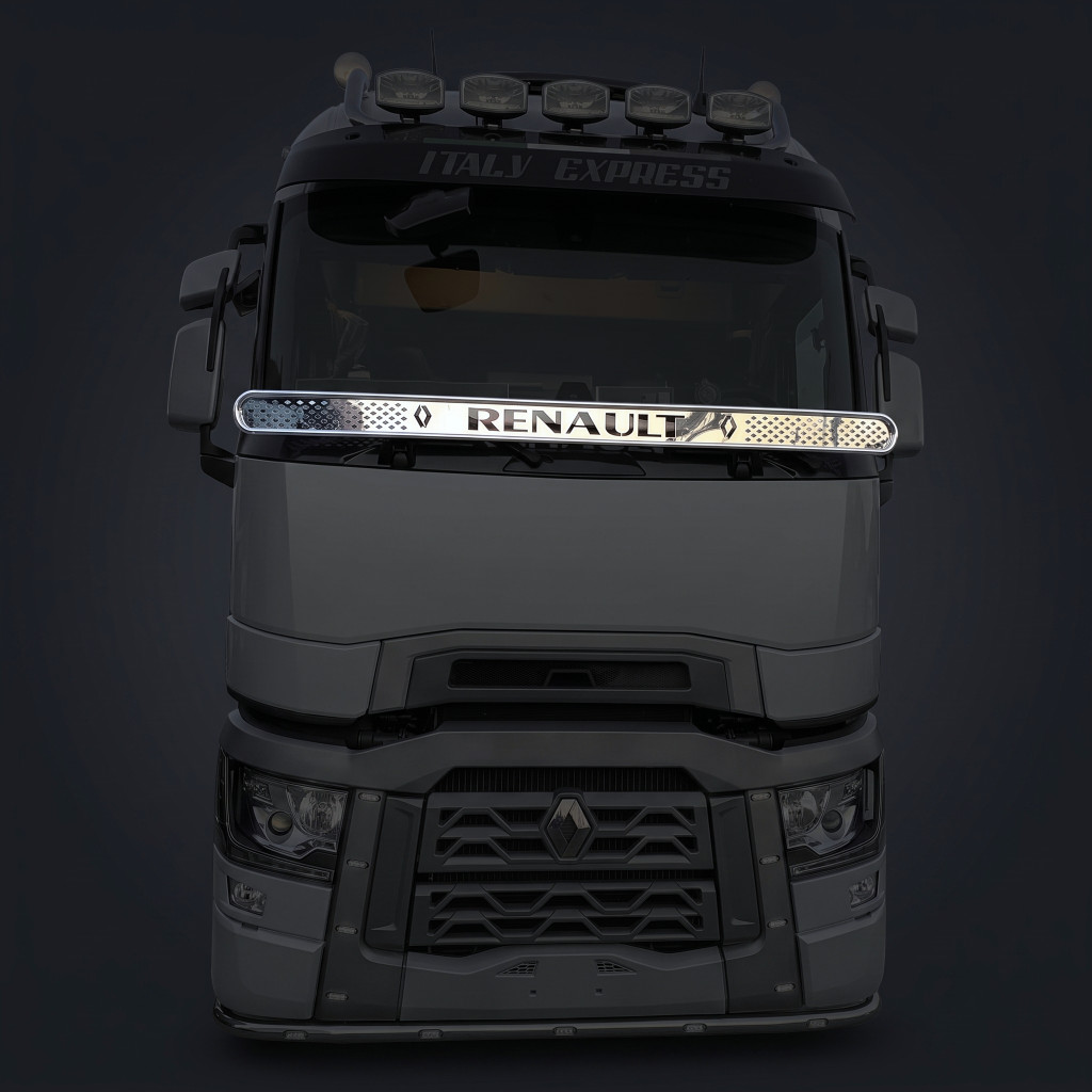 Image of Renault T széria inox díszrács a szélvédő aljára