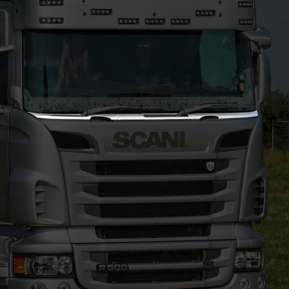 Image of Scania inox díszcsík az ablaktörlők alá