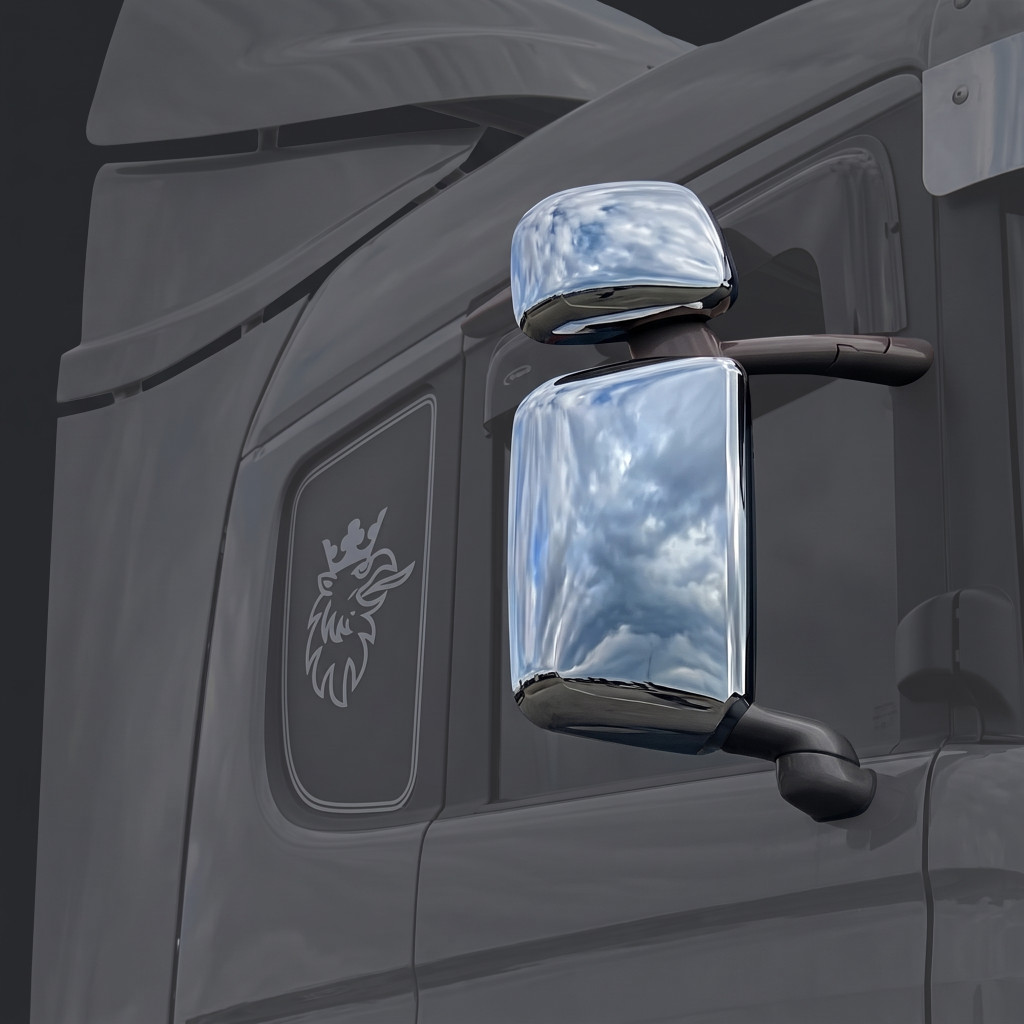 Image of Scania inox tükör borítás szett