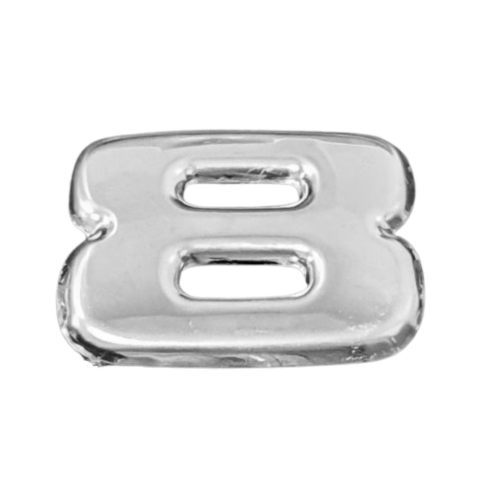 Image of Scaniához inox típusjel 8-as számjegy kicsi