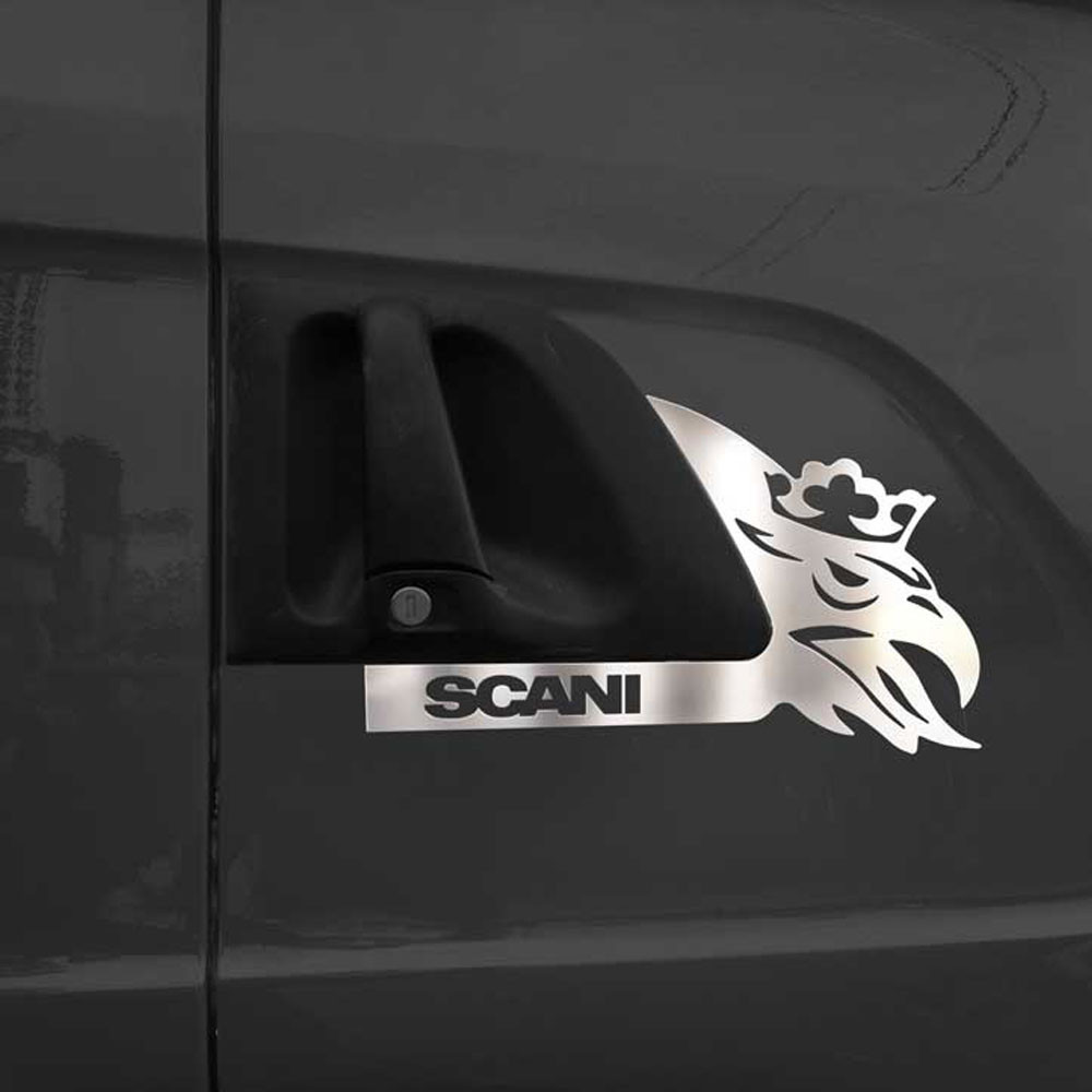 Image of Scania inox ajtókilincs dísz párban