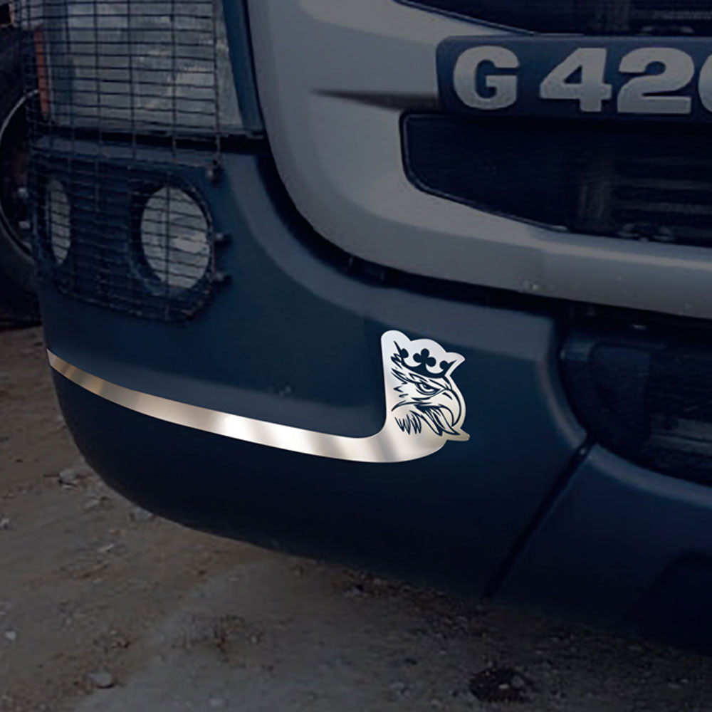 Image of Scania inox lökhárító dísz ködlámpák alá