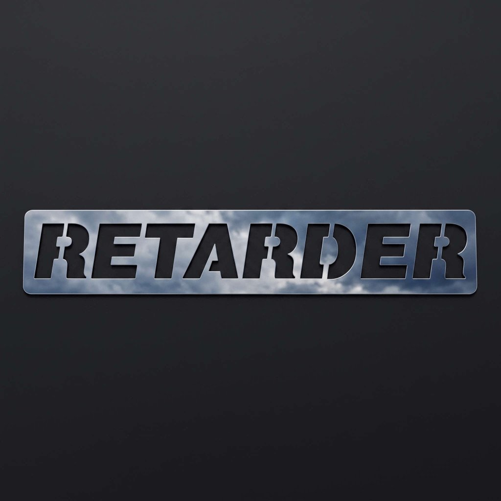 Image of RETARDER inox felirat 235x45mm
