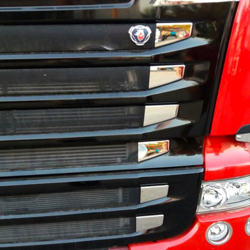 Image of Scania Streamline G400 inox hűtőrács betét szett