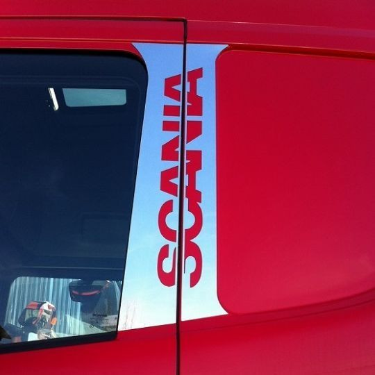Image of Scania inox ajtódísz PÁRBAN
