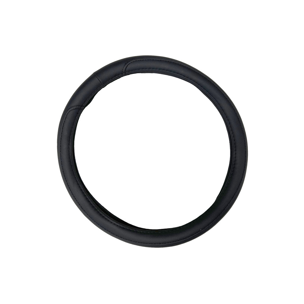 Image of Bőr hatású kormányvédő 47-48cm fekete