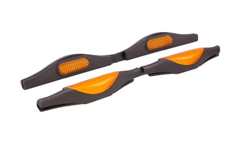 Image of Ajtóélvédő fekete, sárga prizmával szett