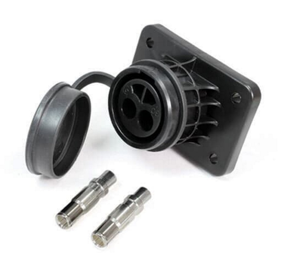 Image of Teljesítmény csatlakozó aljzat 2pol 135A NATO MŰANYAG