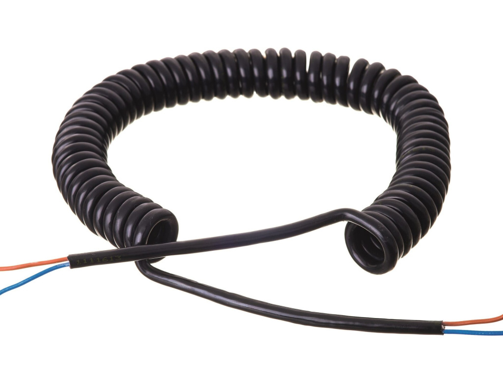 Image of 2 pólusú elektromos spirálkábel 8m