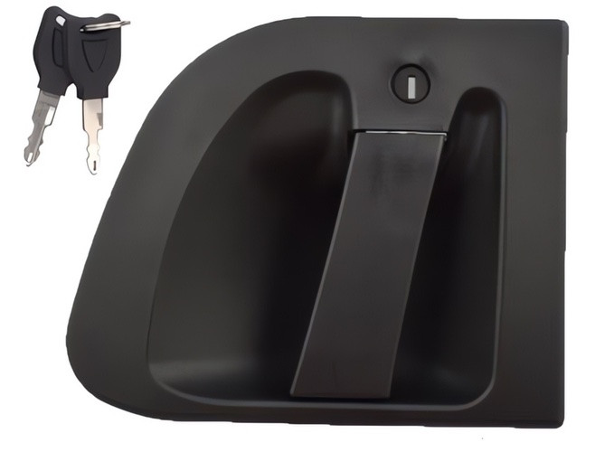 Image of Renault Premium / Midlum / Kerax ajtókilincs BAL KÜLSŐ zárbetéttel