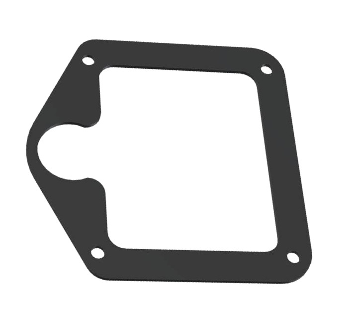 Image of Gumis alátét kihajtható kilincses süllyesztett zárhoz 121x124