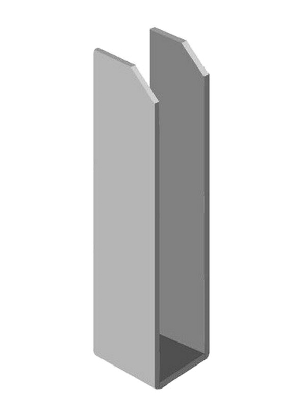 Image of Oldalprofil tartó foglalat 30x150mm hegeszthető