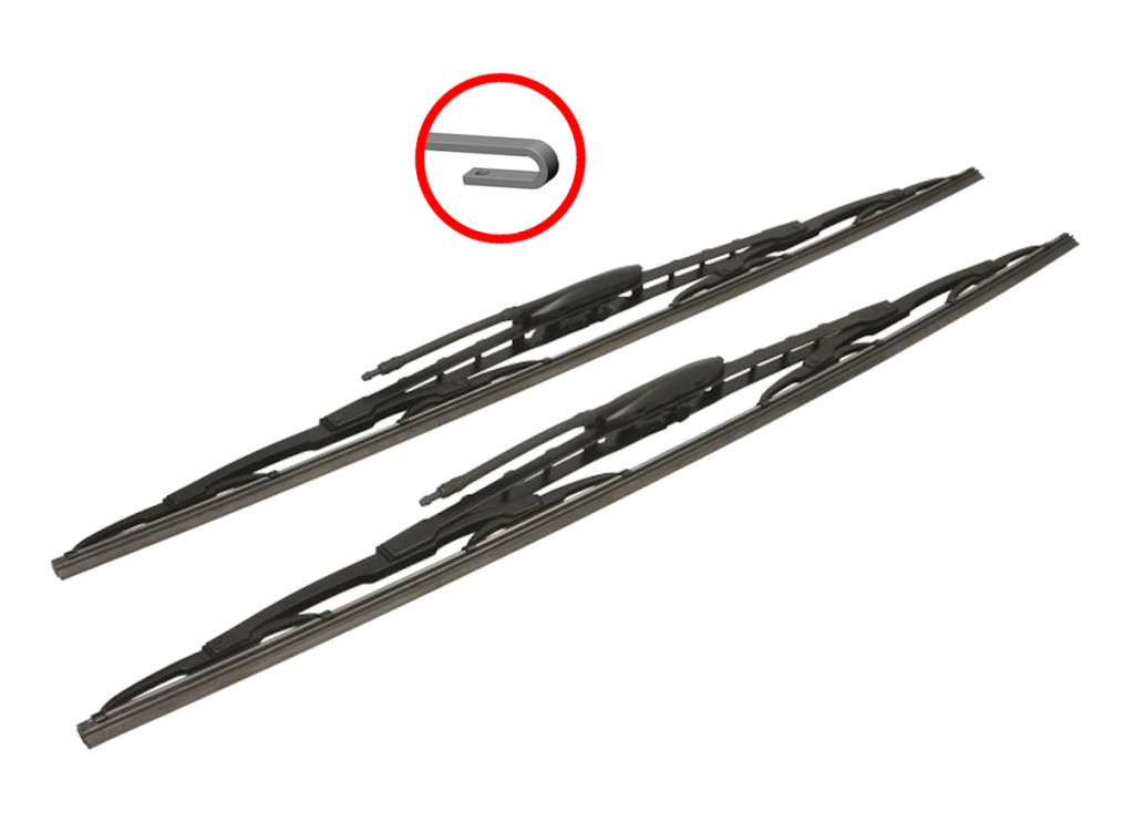 Image of Ablaktörlő lapát Párban, 600mm, Fúvókával