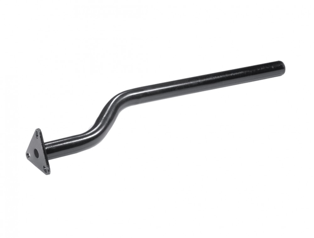 Image of Sárvédő tartó acélrúd hajlított 42-es 80cm felfogatással, festett