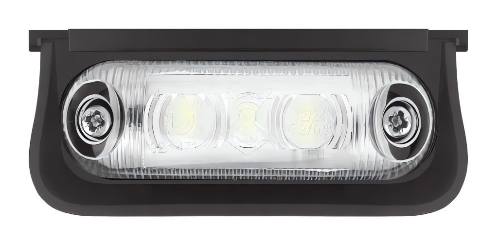 Image of Ovális LED helyzetjelző lámpa tetőre 12/24V Fehér