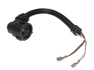 Image of 4 pol Man/Mercedes csatlakozó 2 vezetékkel fekete