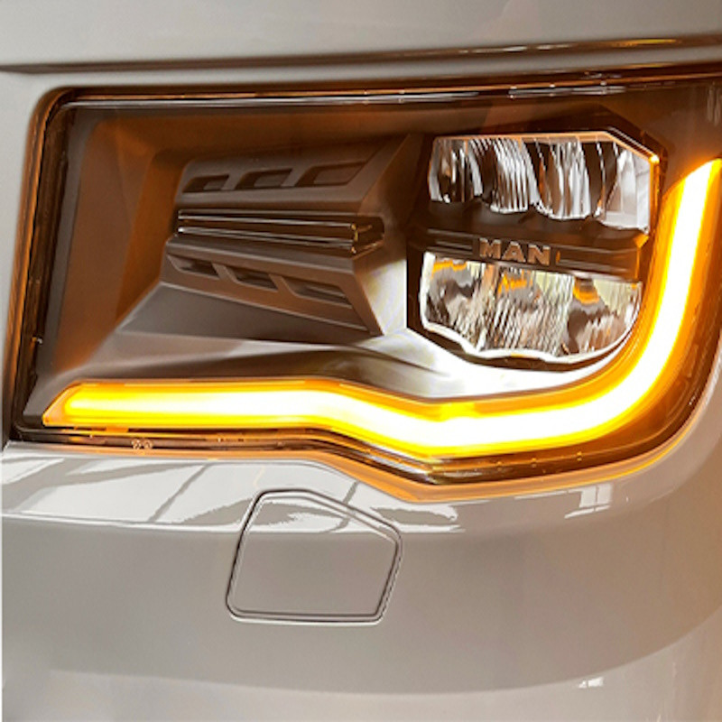 Image of SÁRGA DRL betét Man fényszóróba TGX / TGS 2021-től PÁRBAN